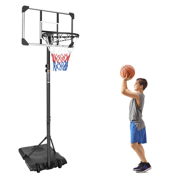 Portable Basketball Goal System – Stable Base with Wheels