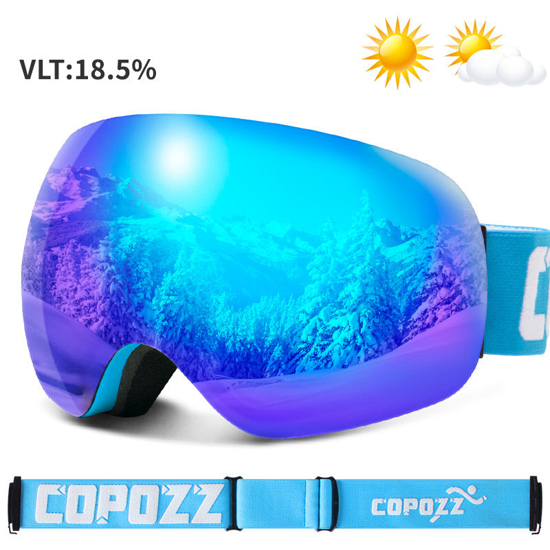 Adult Ski Goggles – Men & Women Borderless Design