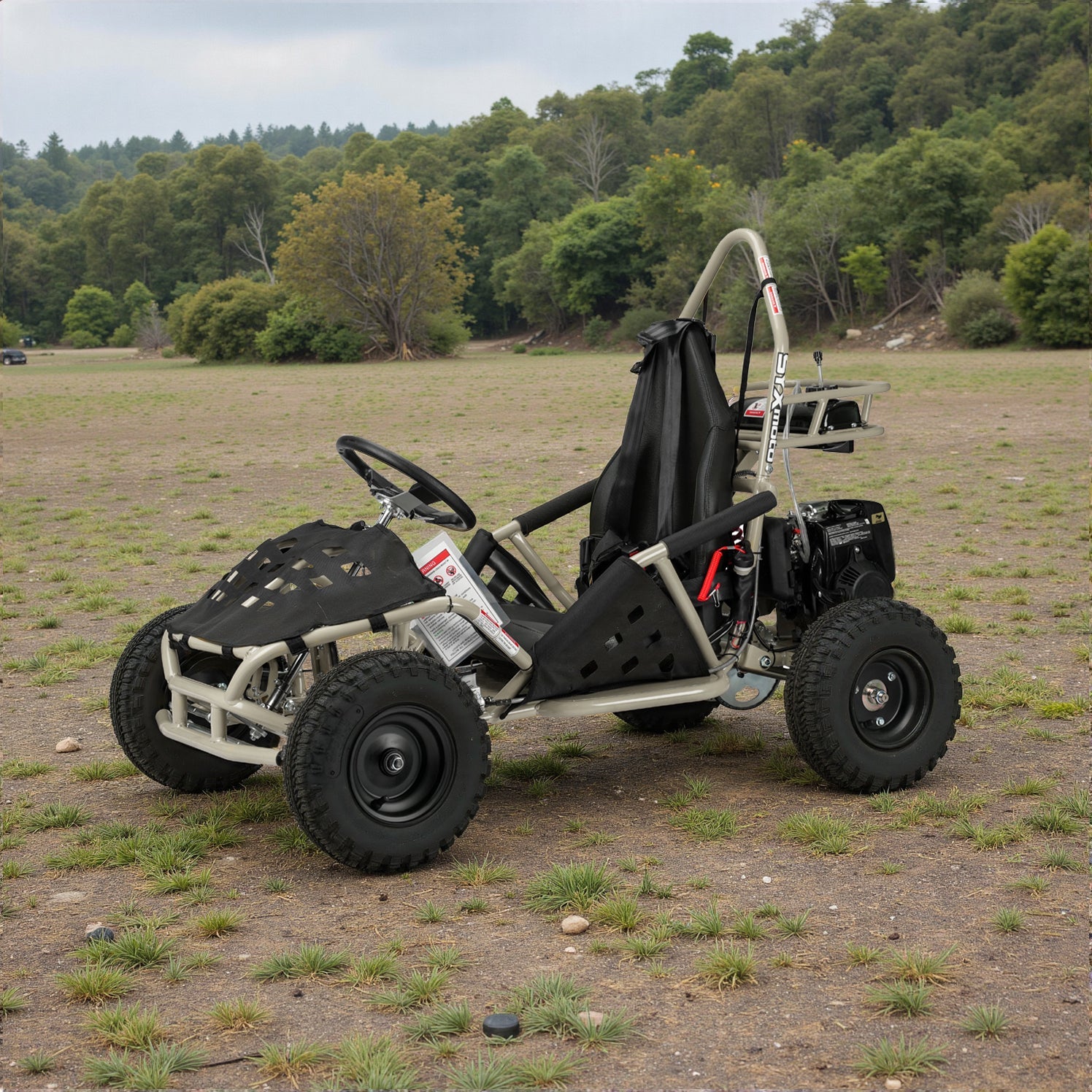SYX MOTO GK-49A 50cc 4-Stroke Gas Go Kart | Off-Road Mini Buggy for Teens