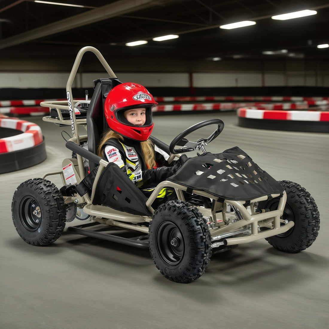 SYX MOTO GK-49A 50cc 4-Stroke Gas Go Kart | Off-Road Mini Buggy for Teens