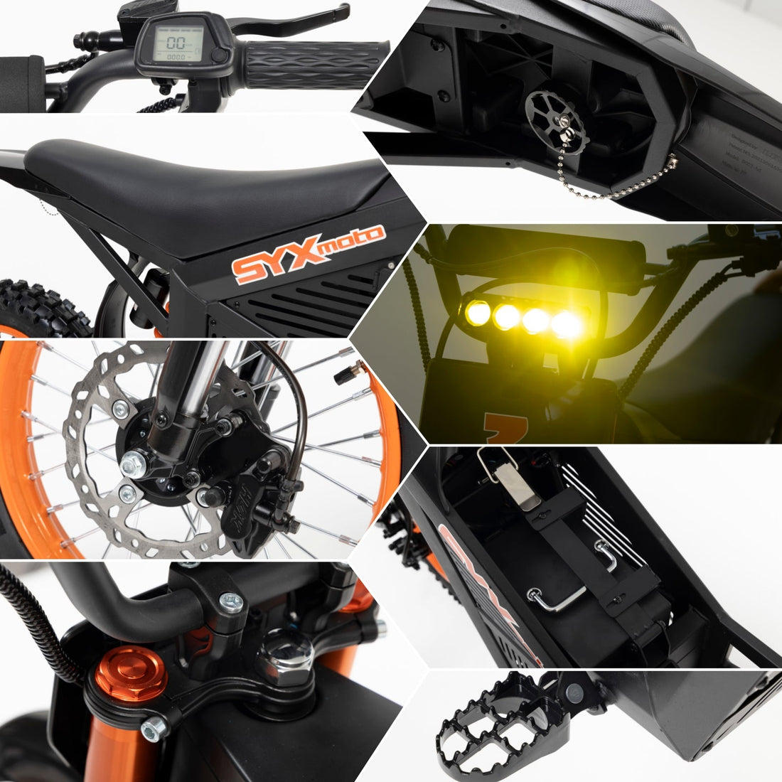 SYX MOTO ARC 3000W Peak Electric Dirt Bike | 48V Mid-Drive Off-Road Motorcycle