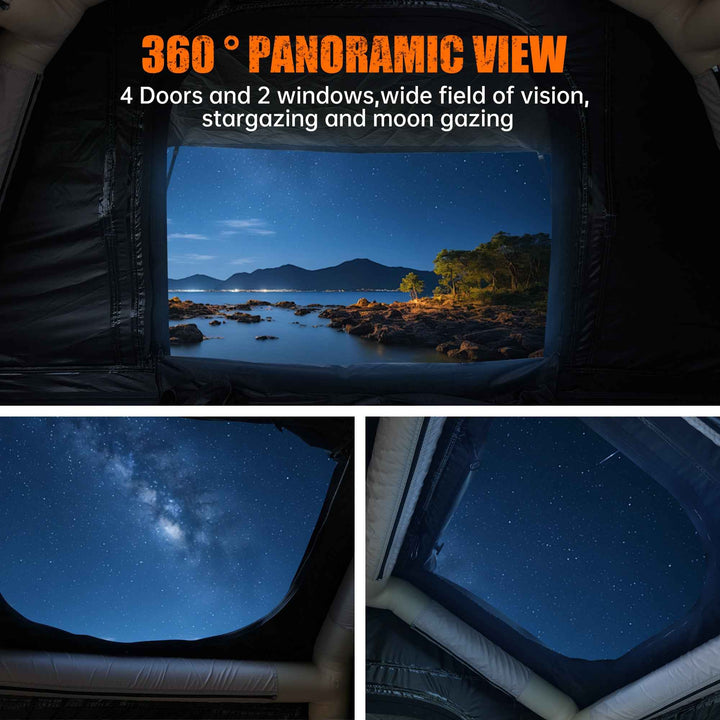 Amphibious Inflatable Car Roof Top Tent