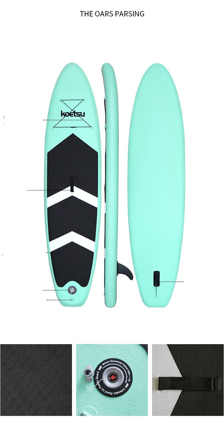 Inflatable Stand-Up Paddleboard – Beginner Surf & Water Ski Board