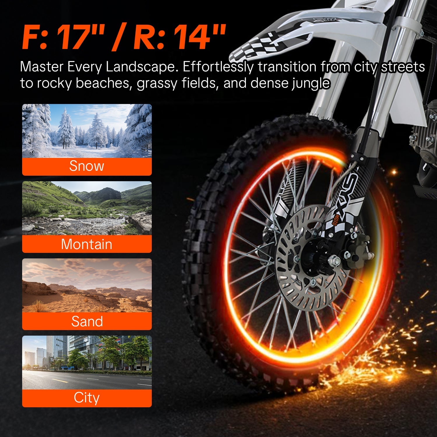 SYX MOTO K1 125cc Dirt Bike | 4-Stroke Off-Road Pit Bike for Teens & Adults