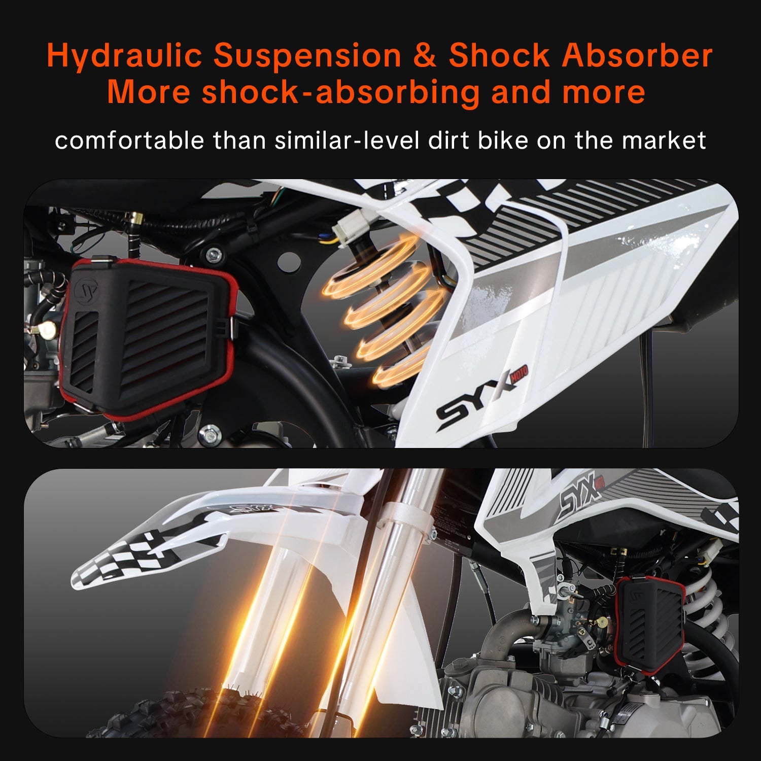 SYX MOTO K1 125cc Dirt Bike | 4-Stroke Off-Road Pit Bike for Teens & Adults