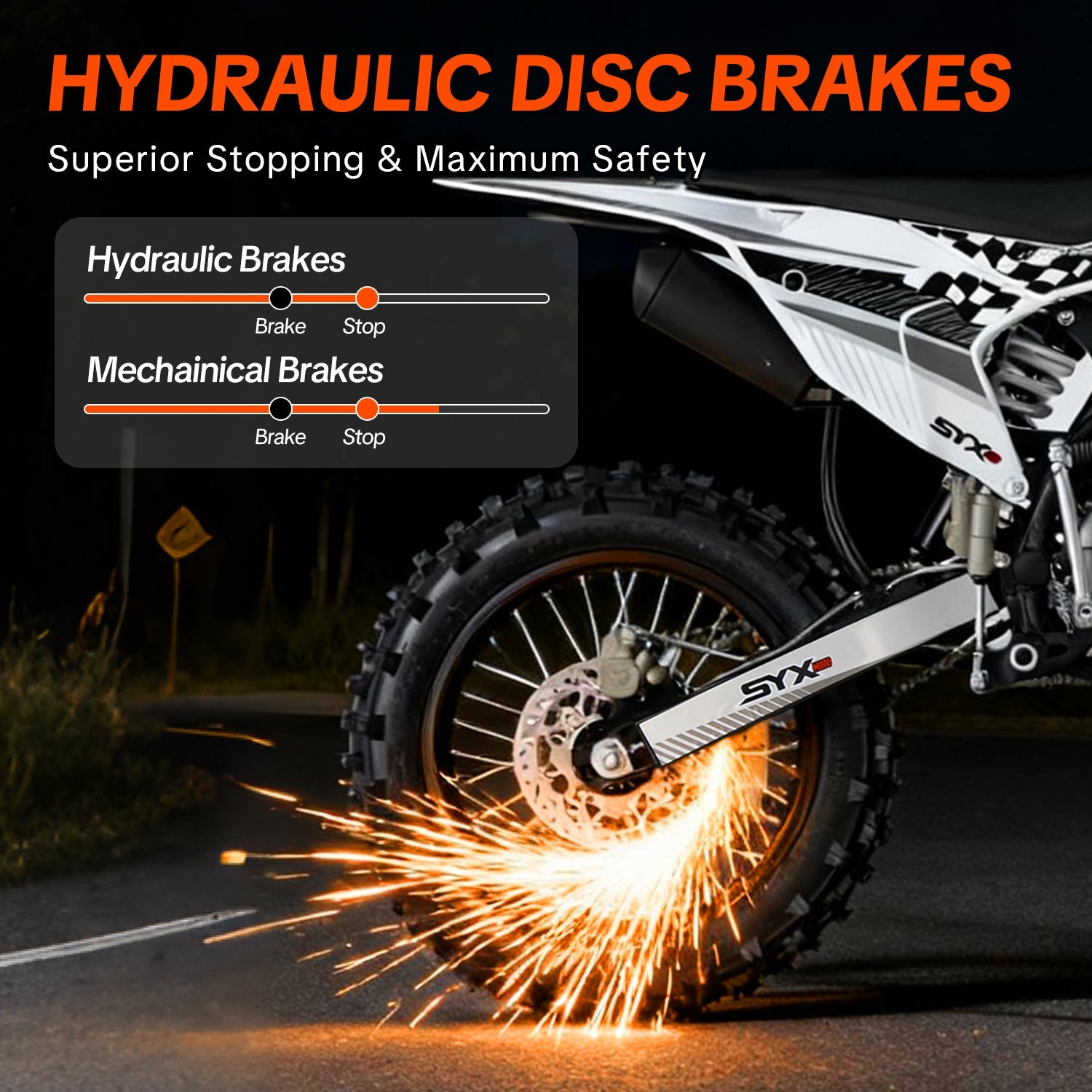 SYX MOTO K1 125cc Dirt Bike | 4-Stroke Off-Road Pit Bike for Teens & Adults