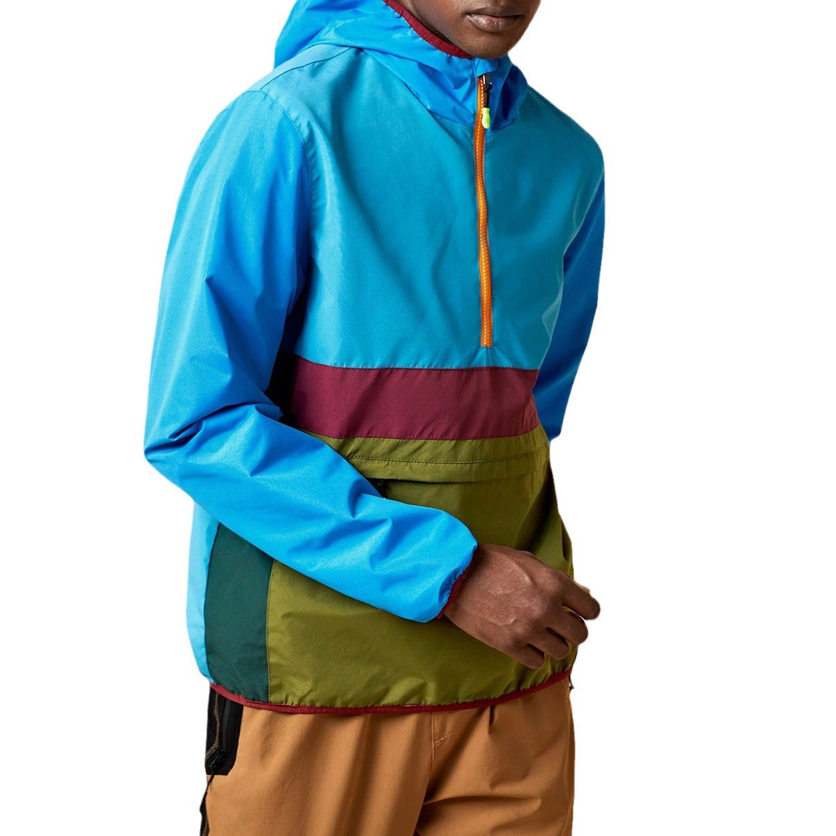 Men’s American Casual Jacket – Loose Waterproof Windproof Coat