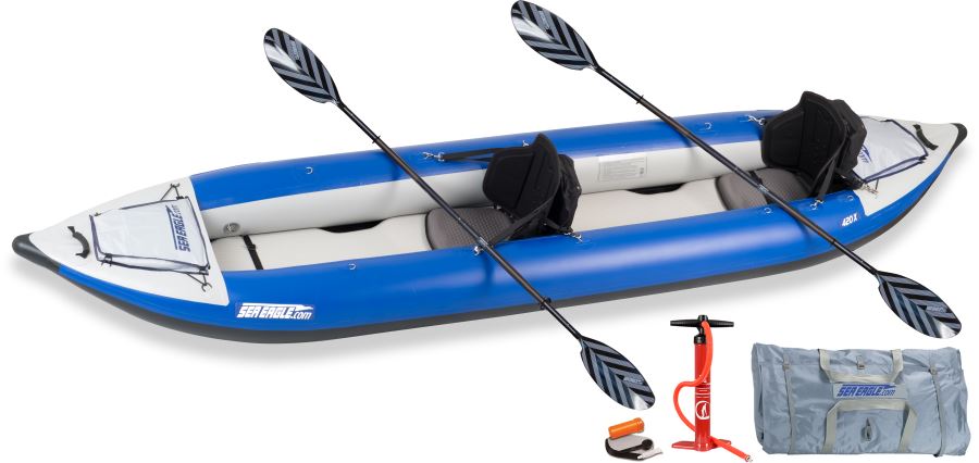420x Explorer Inflatable Kayak – Pro Kayak Package
