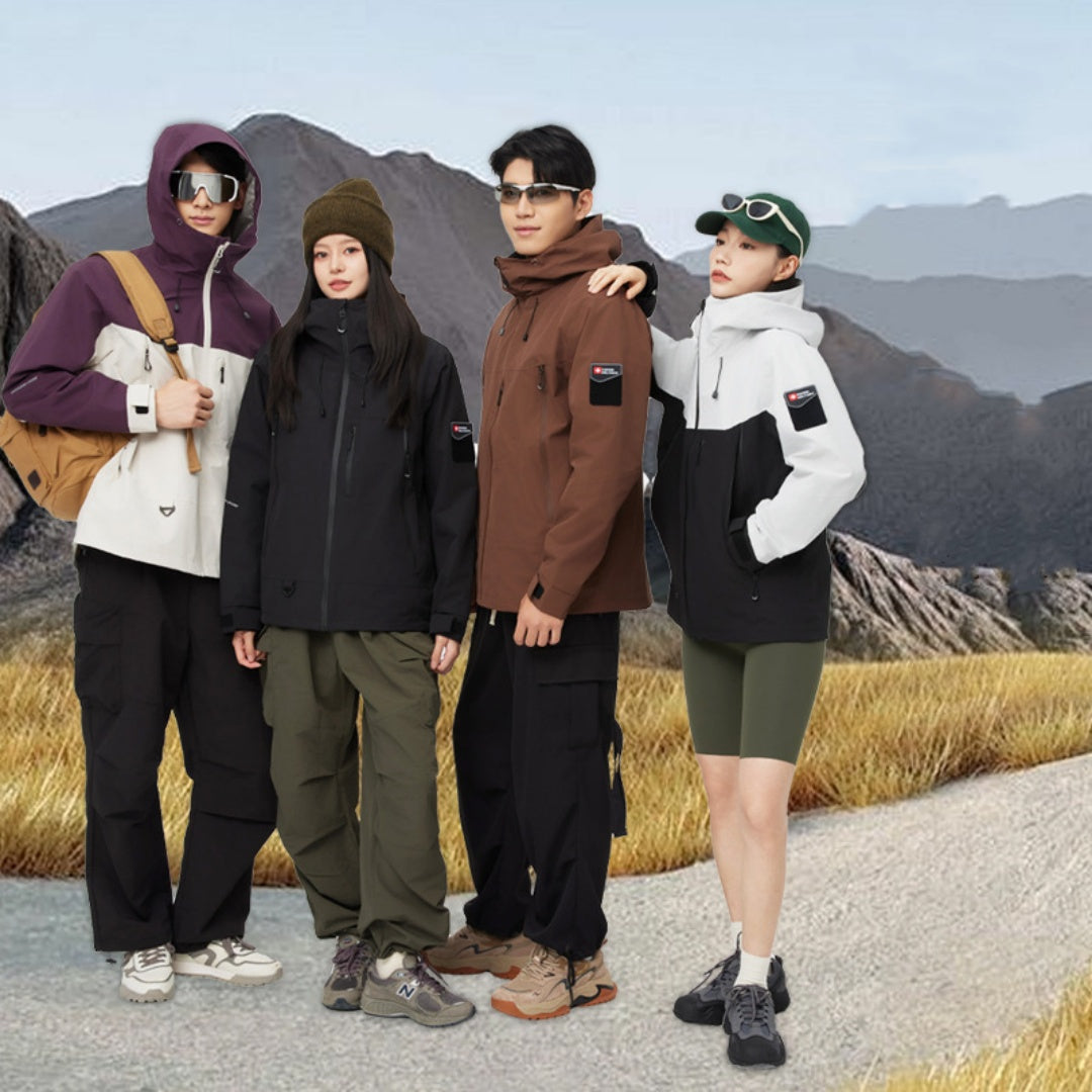 Men’s & Women’s Outdoor Jacket – Warm Waterproof Mountaineering Coat