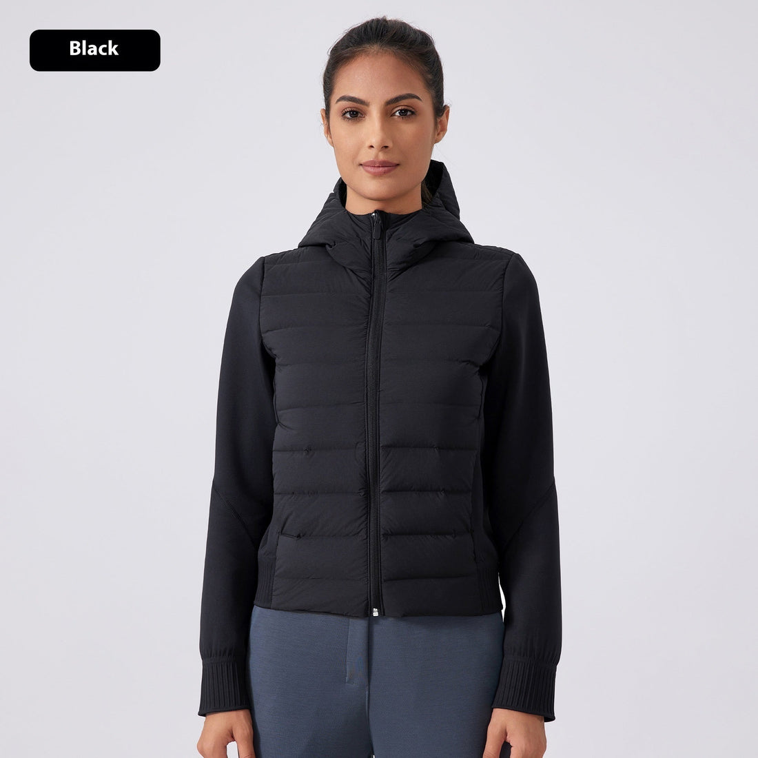 Women’s Hooded Down Jacket – Windproof & Waterproof