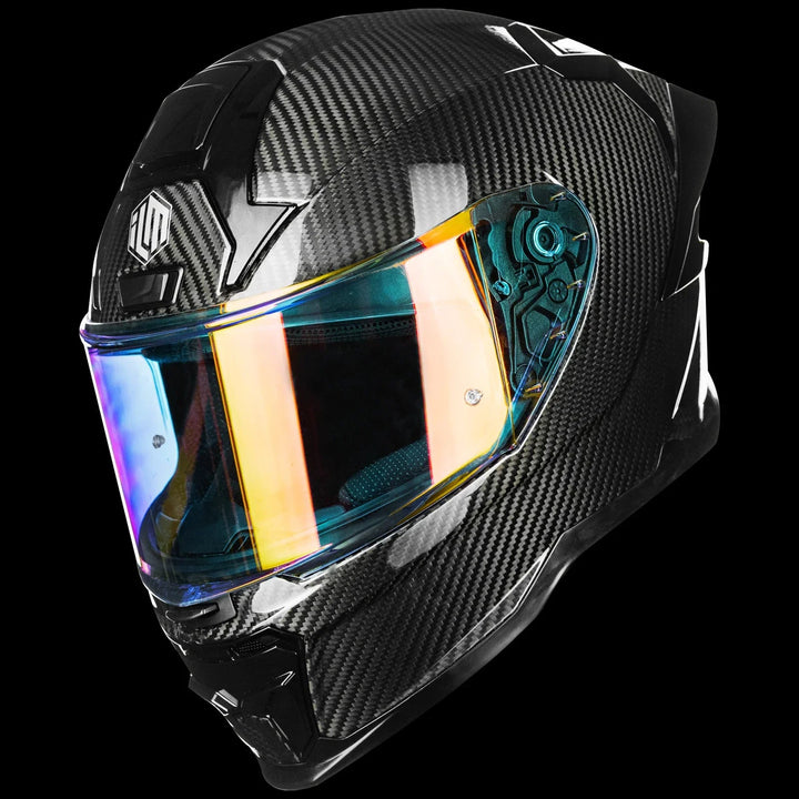 ILM Carbon Fiber Motorcycle Helmets Full Face Racing Helmet Model MF577P
