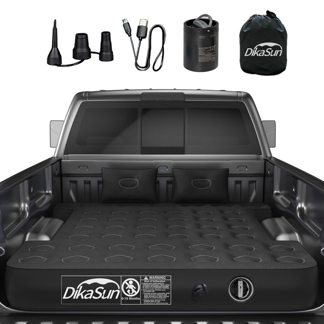 DikaSun Dodge 5.5-5.8ft | 6-6.5 ft  Truck Bed Air Mattress