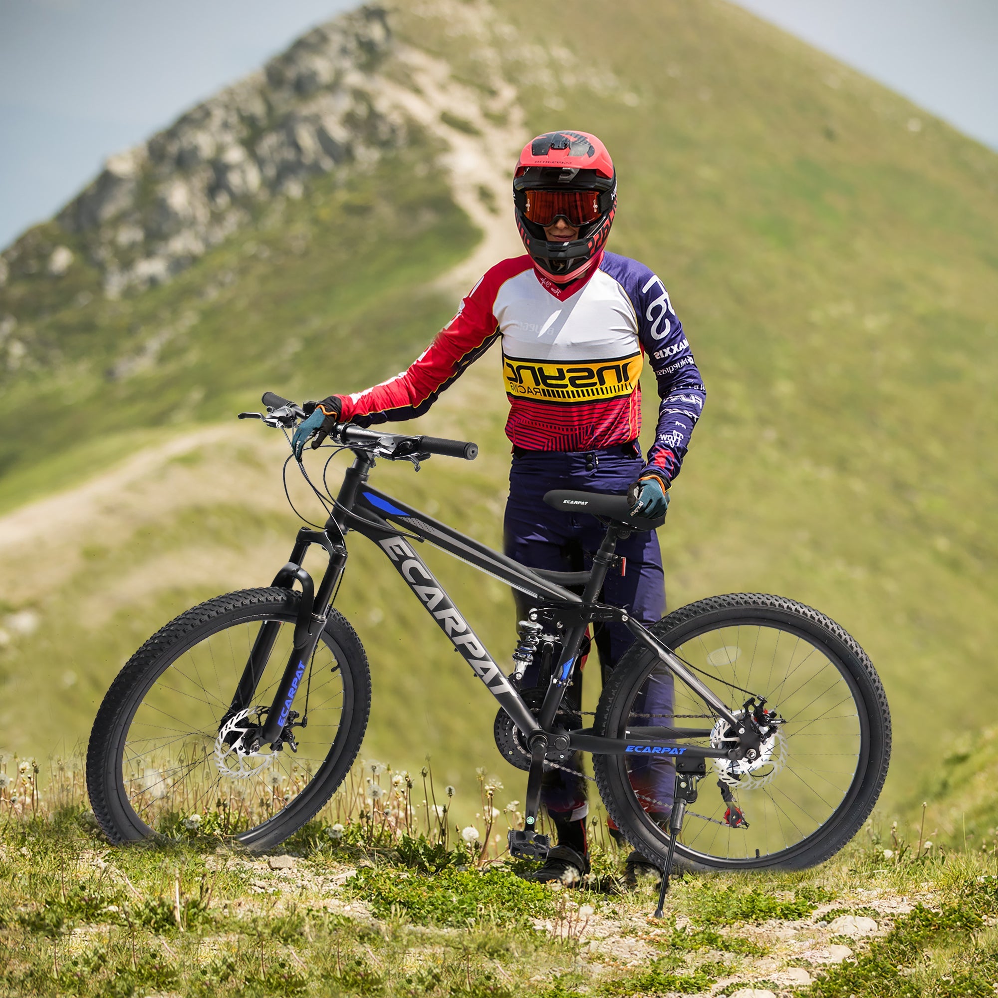 A2660 Ecarpat Mountain Bike – 26" Carbon Steel Disc Brake