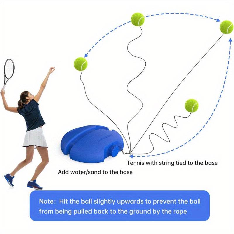 Tennis Trainer Rebound Ball for Solo Practice Indoor & Outdoor