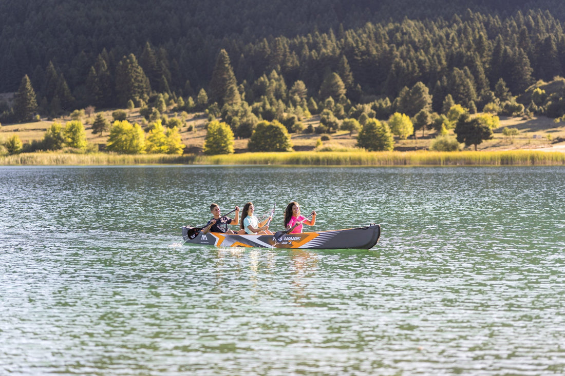 Aqua Marina TOMAHAWK AIR-C 15'8" Inflatable High Pressure Speed Kayak / Canoe