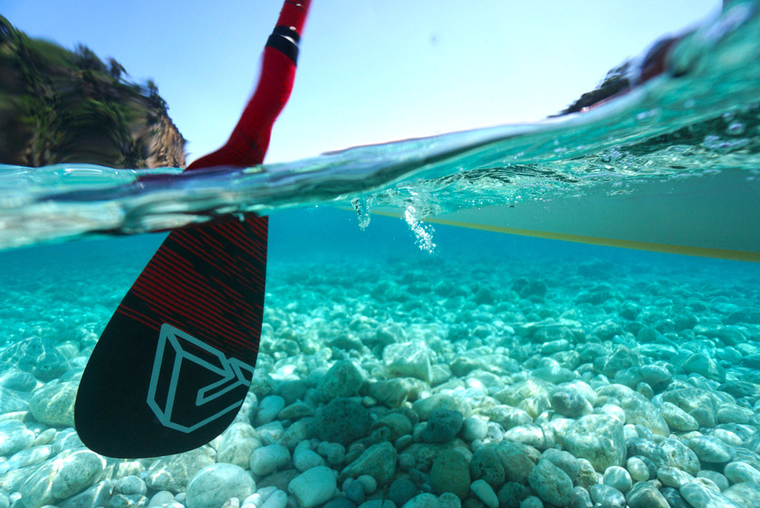 Aqua Marina Carbon Pro Fiberglass SUP Paddle (3-Section)