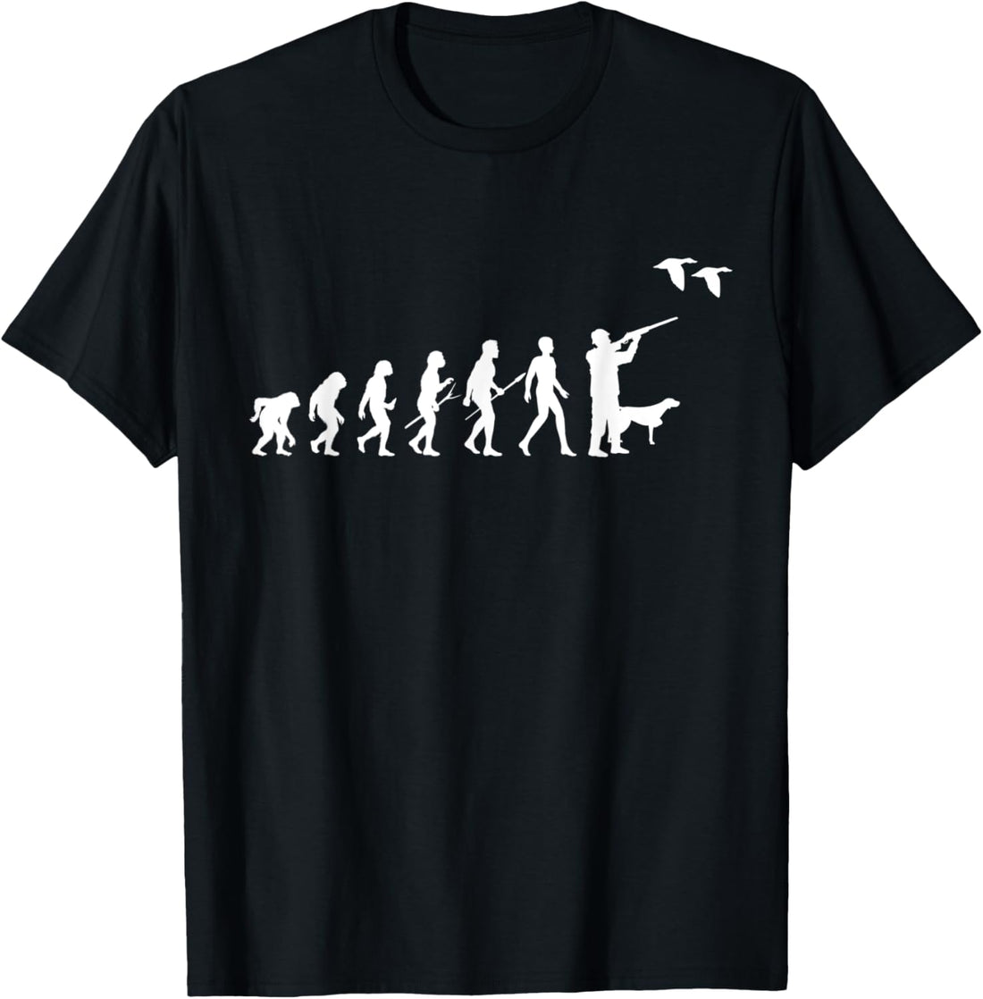 Hunter Hunting Outdoor Clothing Shirt Evolution Dog Stag T-Shirt