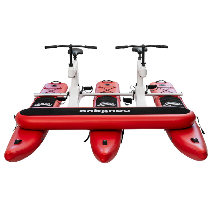 Nautiqua | BORACAY | Premium Catamaran Style Water Bike with Front Pad | 2 Person