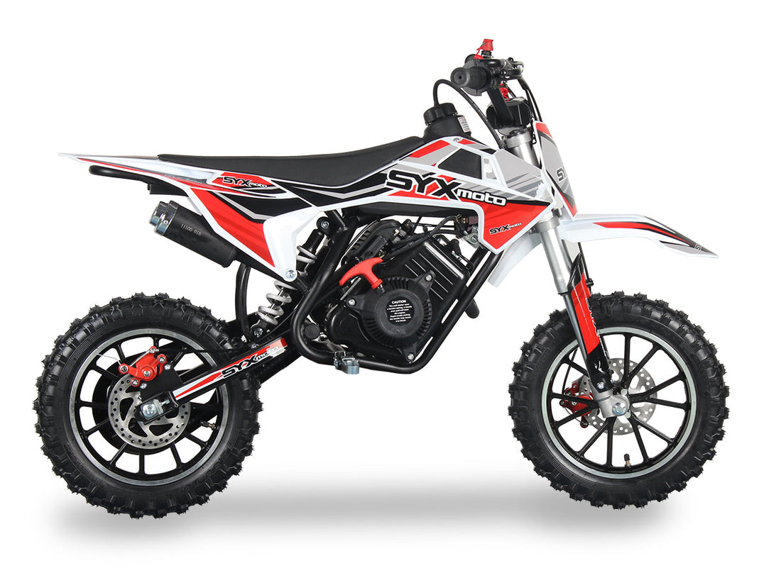 SYX MOTO VK 58cc 4-Stroke Off-Road Mini Ride-On for Kids – Pull Start, 2.0HP, Fully Automatic