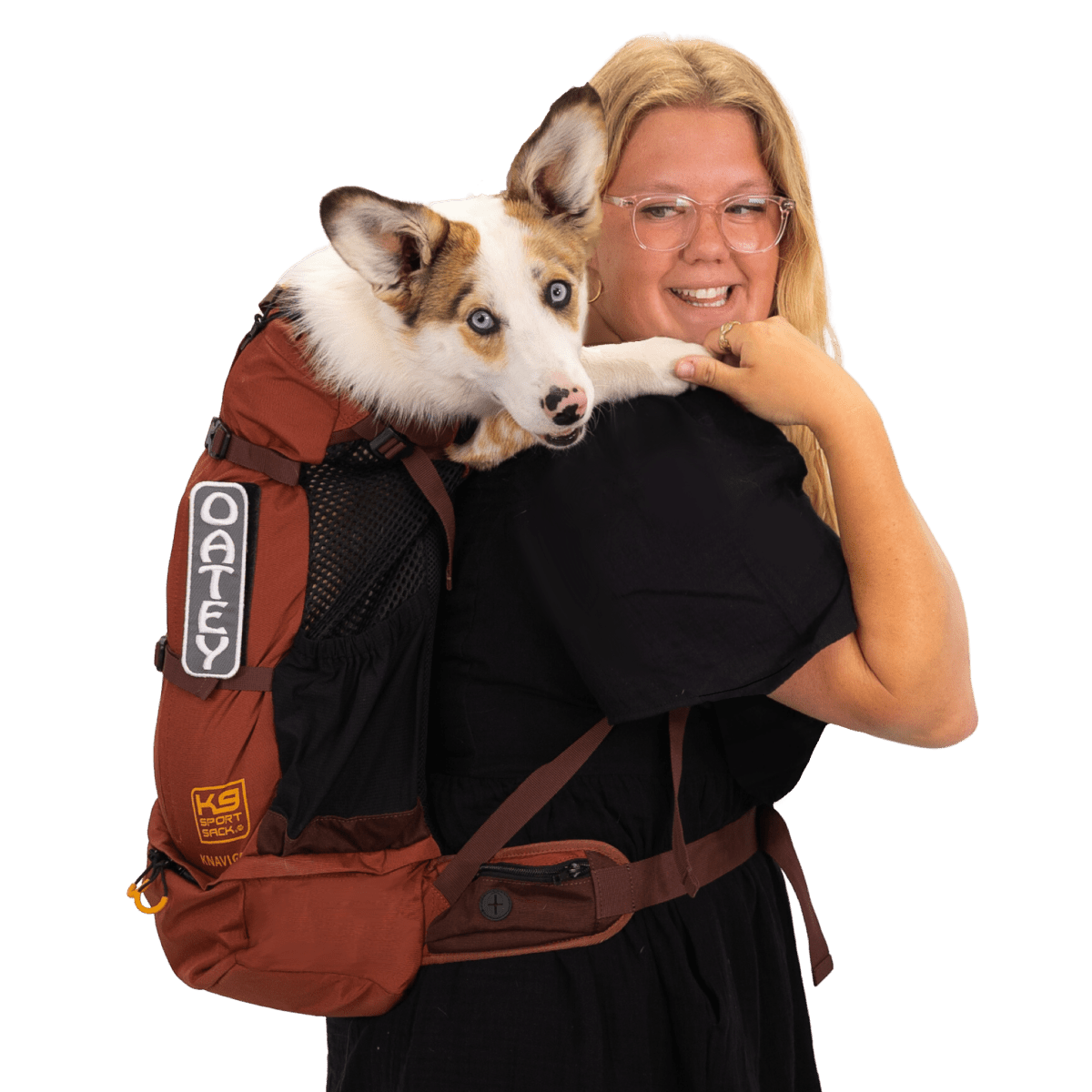 Knavigate | Advanced Dog Carrier with Internal Frame & Hip Belt