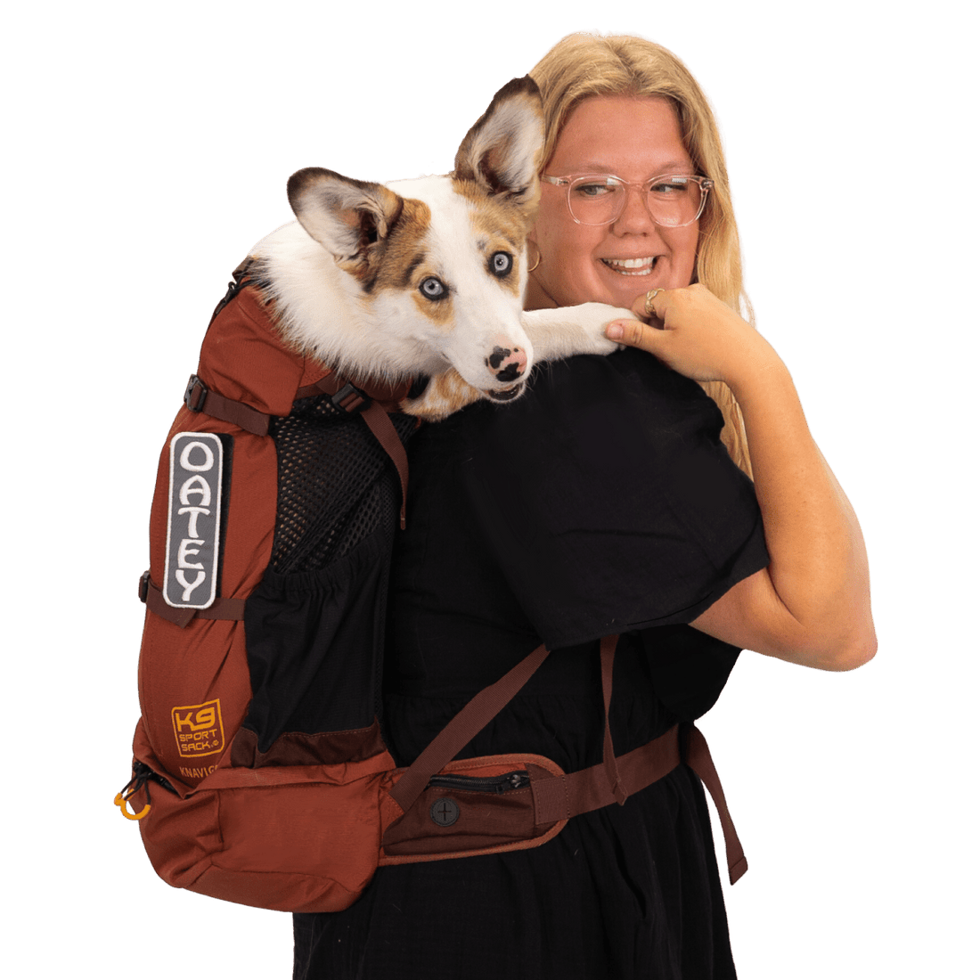 Knavigate | Advanced Dog Carrier with Internal Frame & Hip Belt