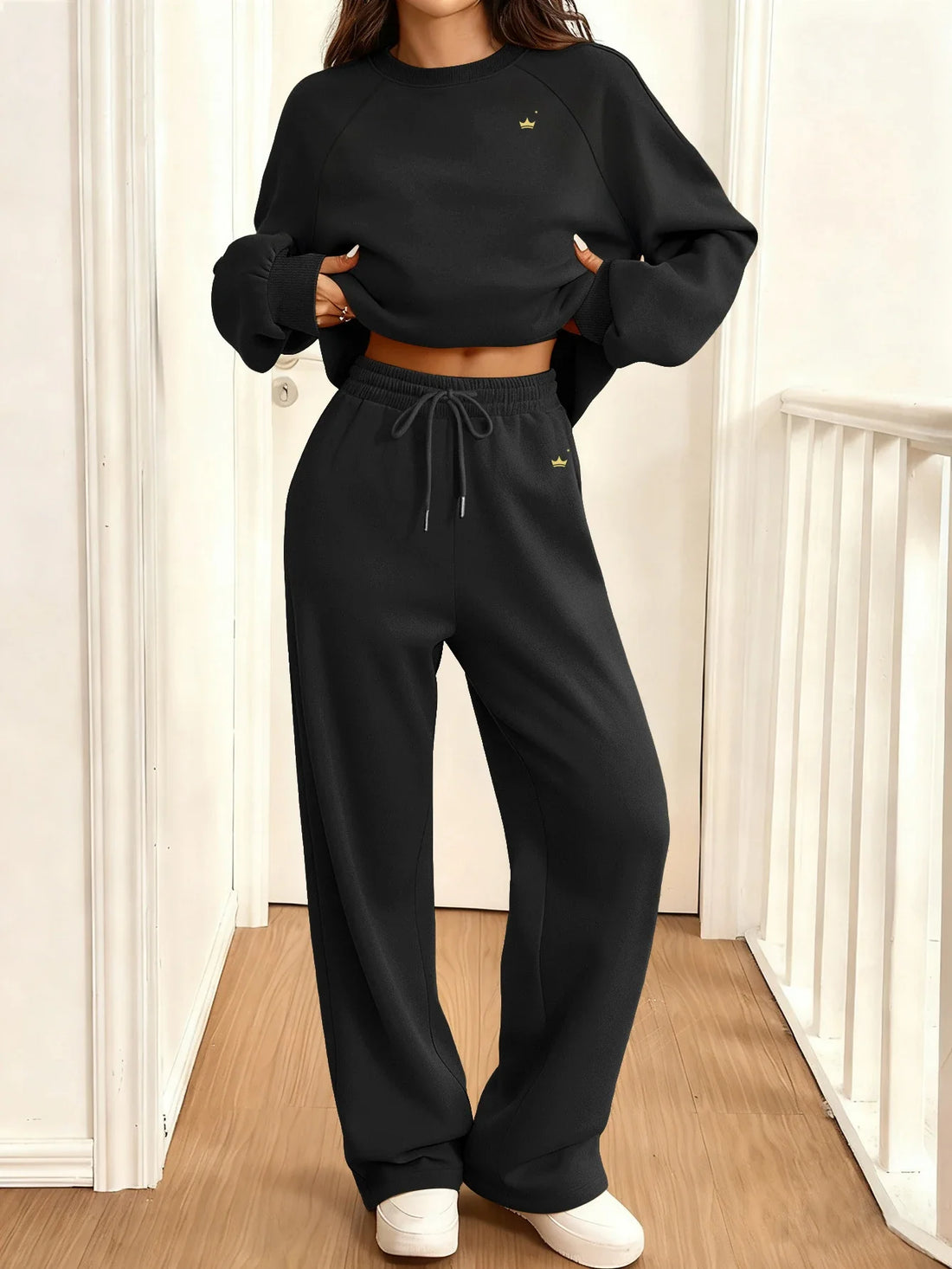 Autumn Winter Women's Loose Jogger Set