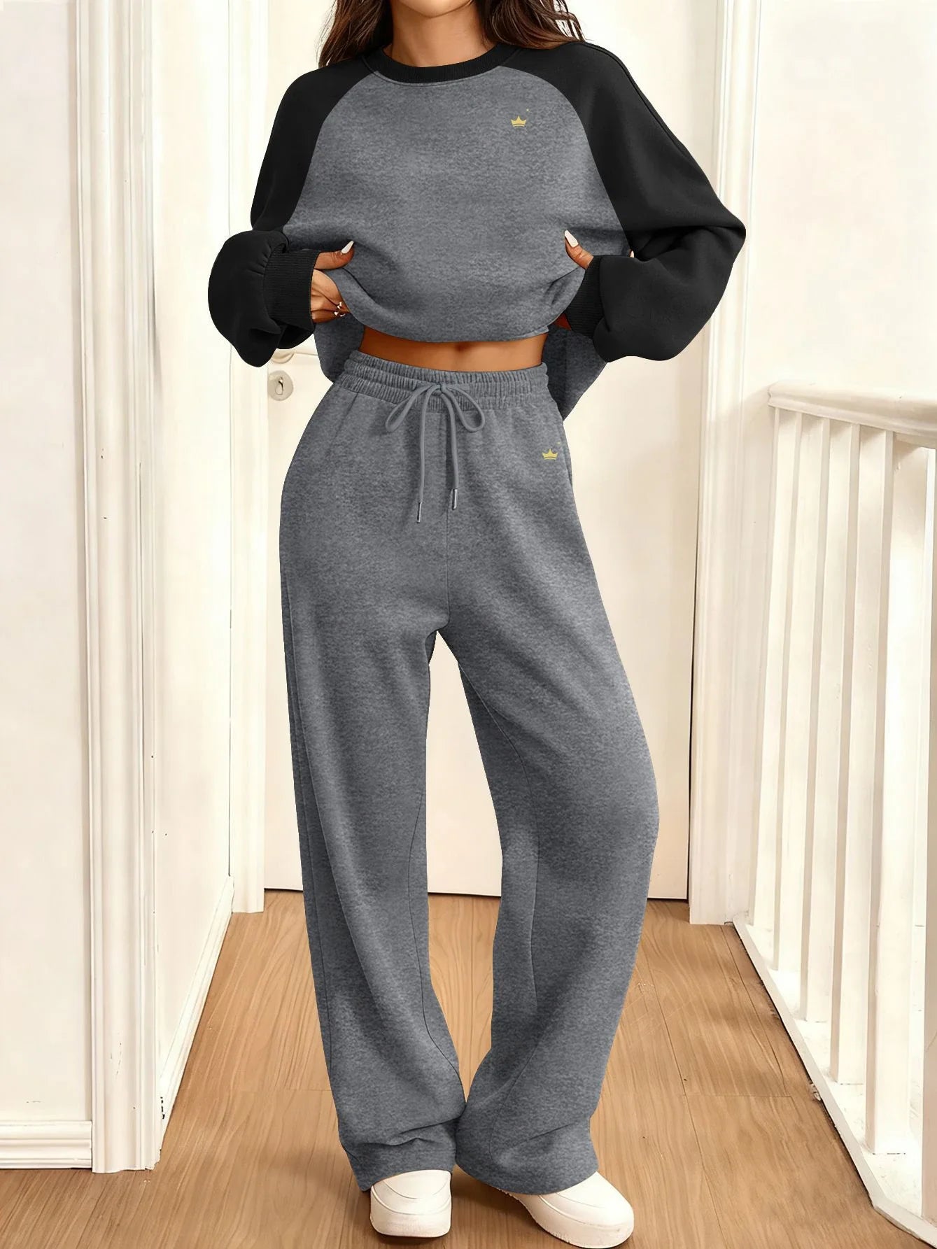 Autumn Winter Women's Loose Jogger Set