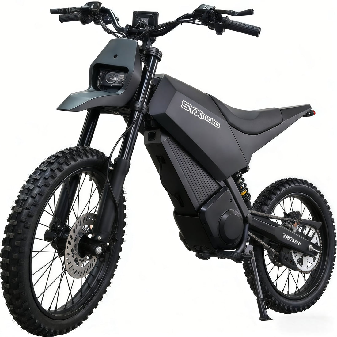 SYX MOTO SPRK Electric Dirt Bike | 5500W Peak, 43MPH High Speed Off-Road Trail Motorcycle (60V 27Ah)