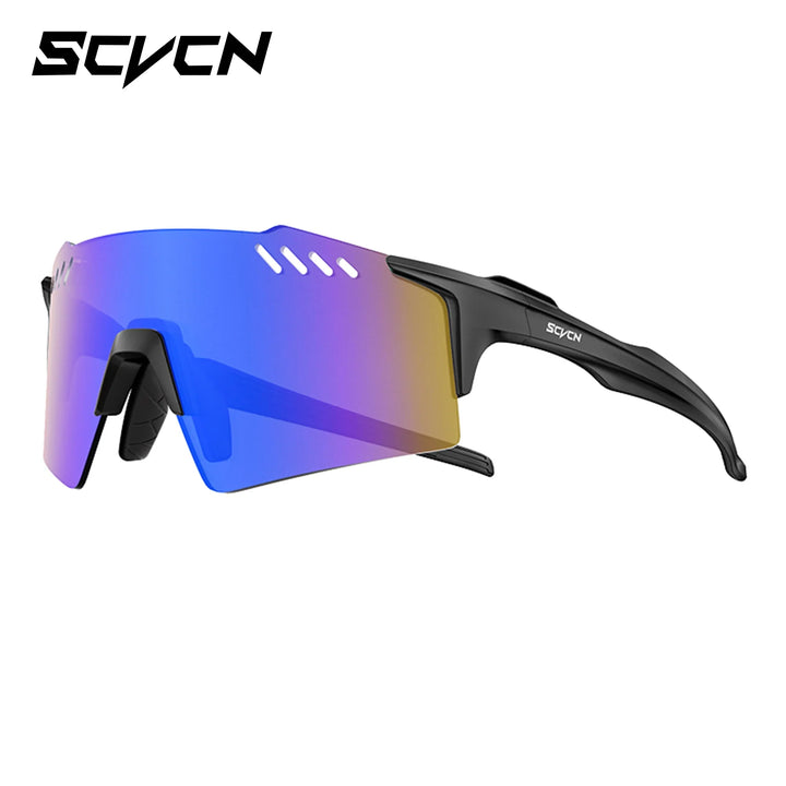 SCVCN UV400 Cycling Glasses Outdoor Running Sunglasses Men Women MTB Road Bike Glasses Hiking Drive Bicycle Sports Sunglasses
