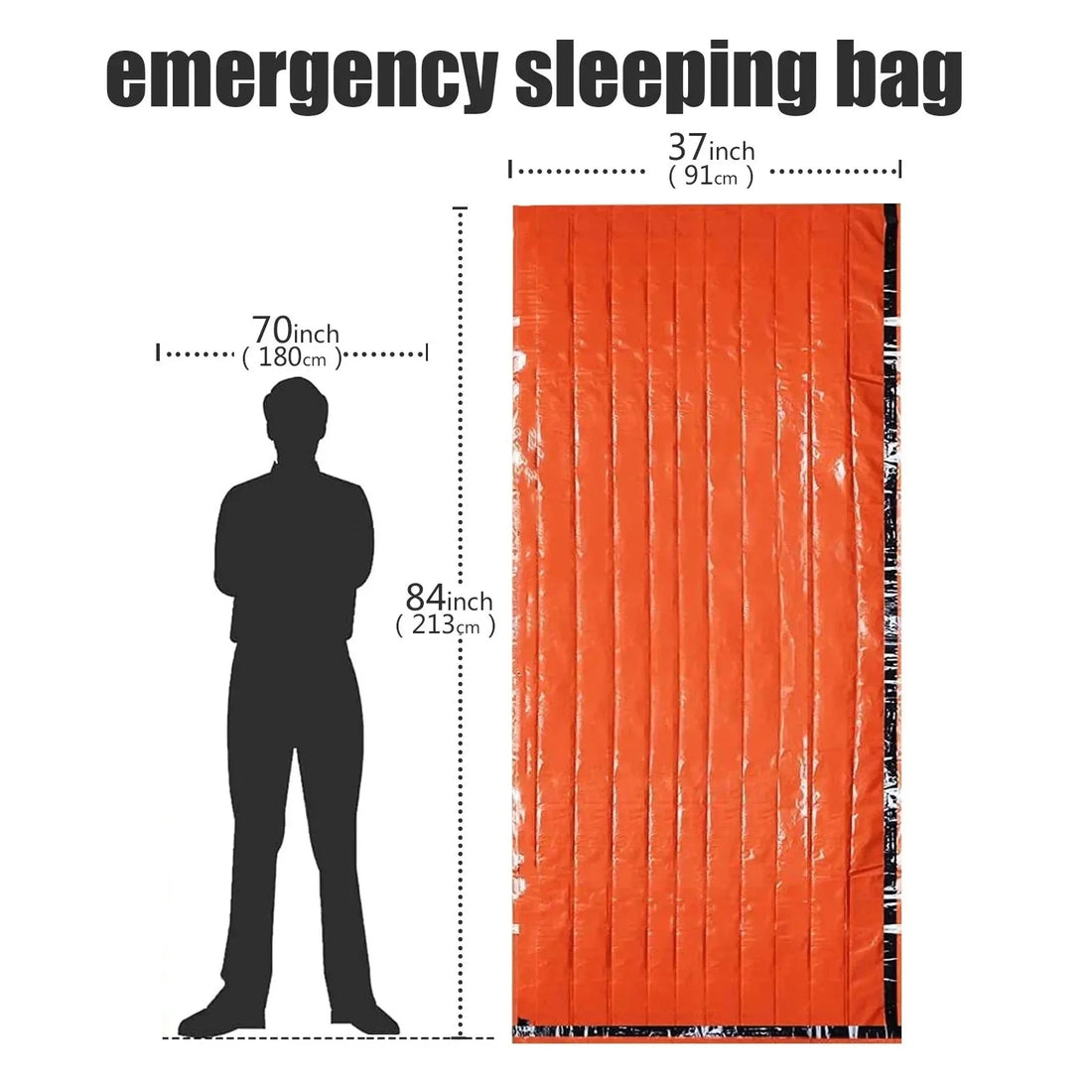 Emergency Survival Sleeping Bag – Waterproof Mylar Bivy Sack