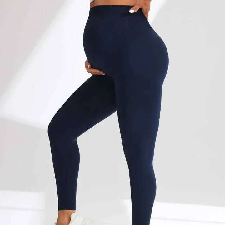 Seamless High Waist Maternity Yoga Leggings