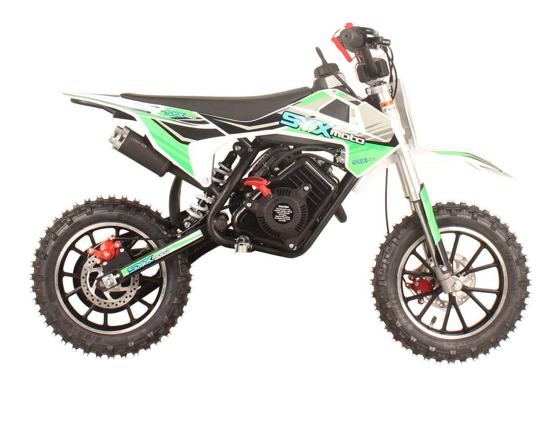 SYX MOTO VK 58cc 4-Stroke Off-Road Mini Ride-On for Kids – Pull Start, 2.0HP, Fully Automatic