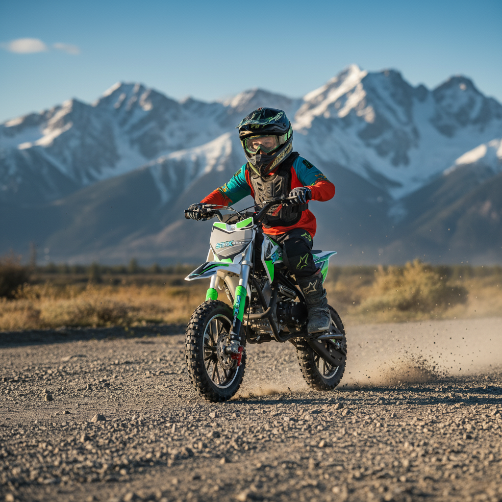 SYX MOTO VK 58cc 4-Stroke Off-Road Mini Ride-On for Kids – Pull Start, 2.0HP, Fully Automatic