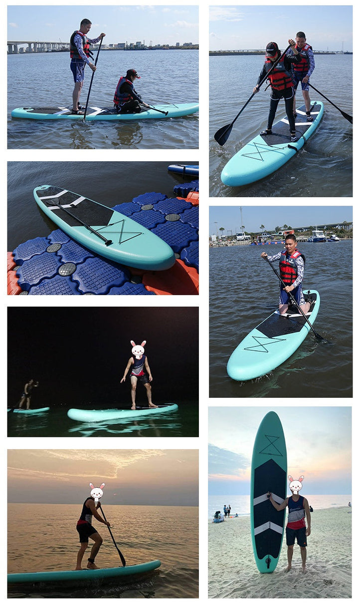 Inflatable Stand-Up Paddleboard – Beginner Surf & Water Ski Board