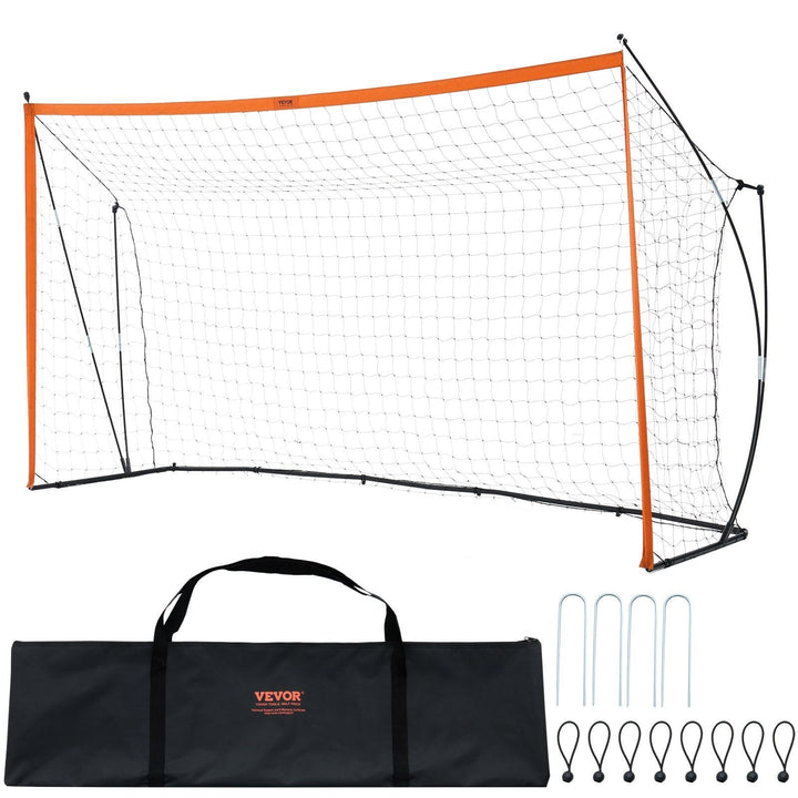 12x6 ft Portable Soccer Goal – Kids Training Net with Carry Bag