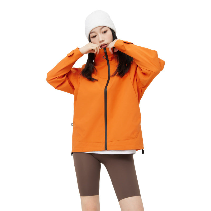 Couple’s Mountain Hard Shell Jacket – Windproof Waterproof Coat