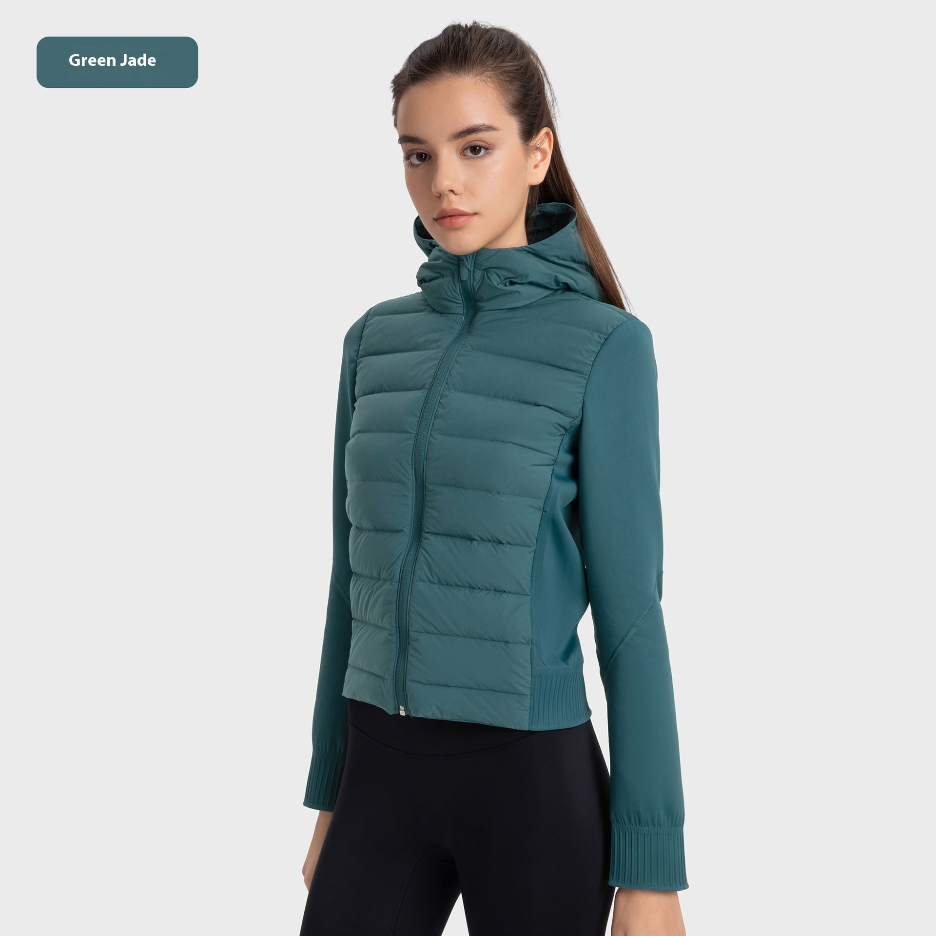 Women’s Hooded Down Jacket – Windproof & Waterproof