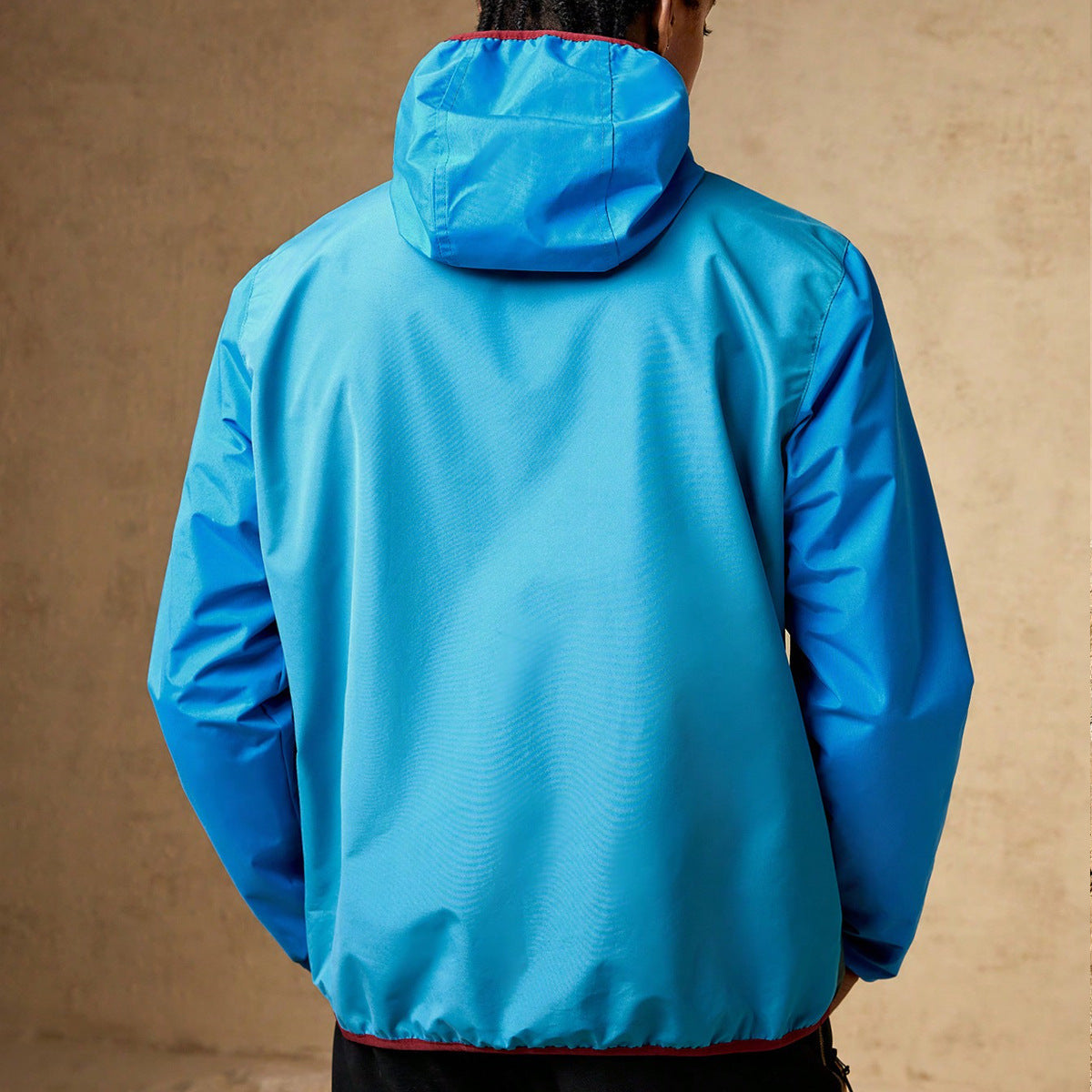 Men’s American Casual Jacket – Loose Waterproof Windproof Coat