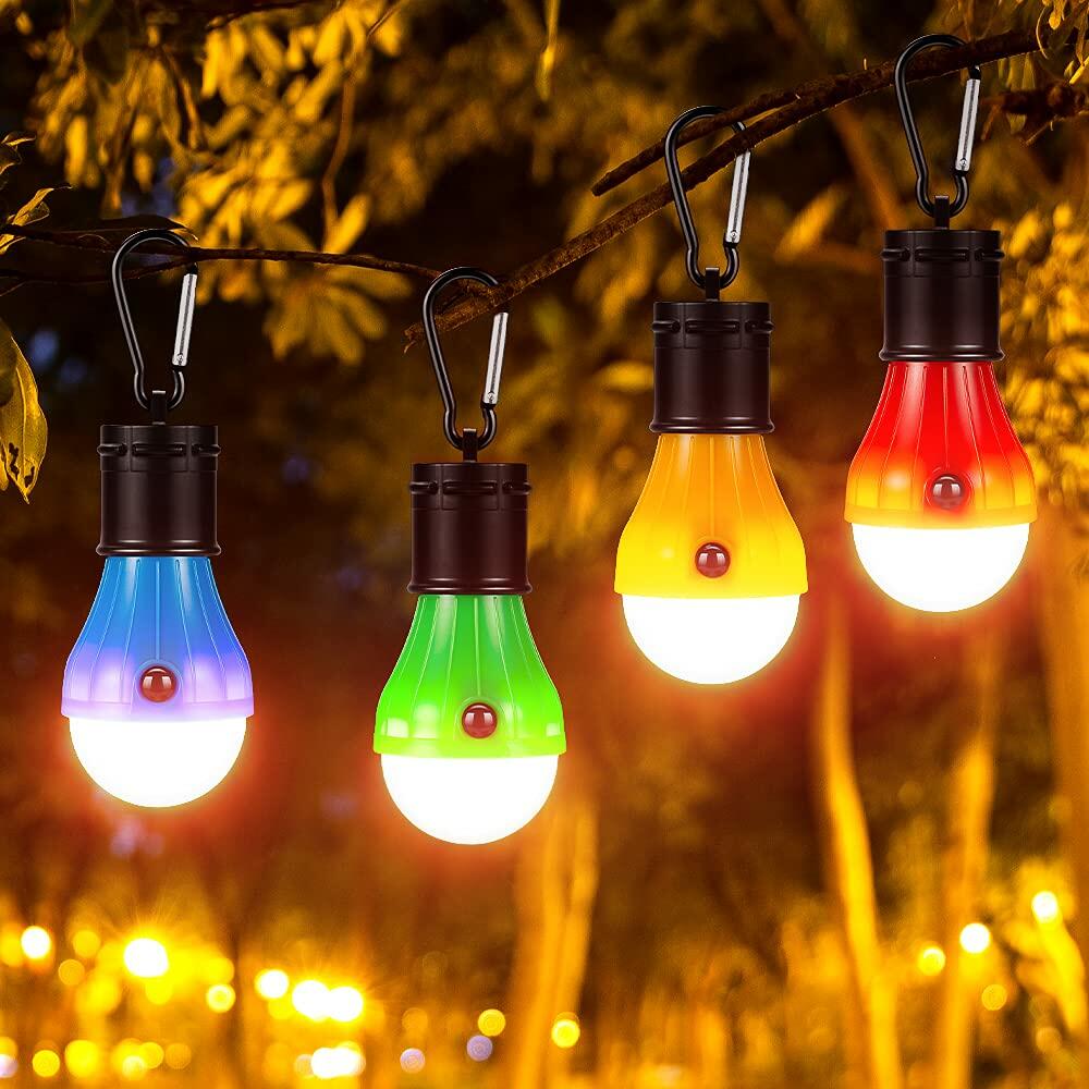 Portable LED Camping Lantern 4-Pack – Emergency Hiking Light