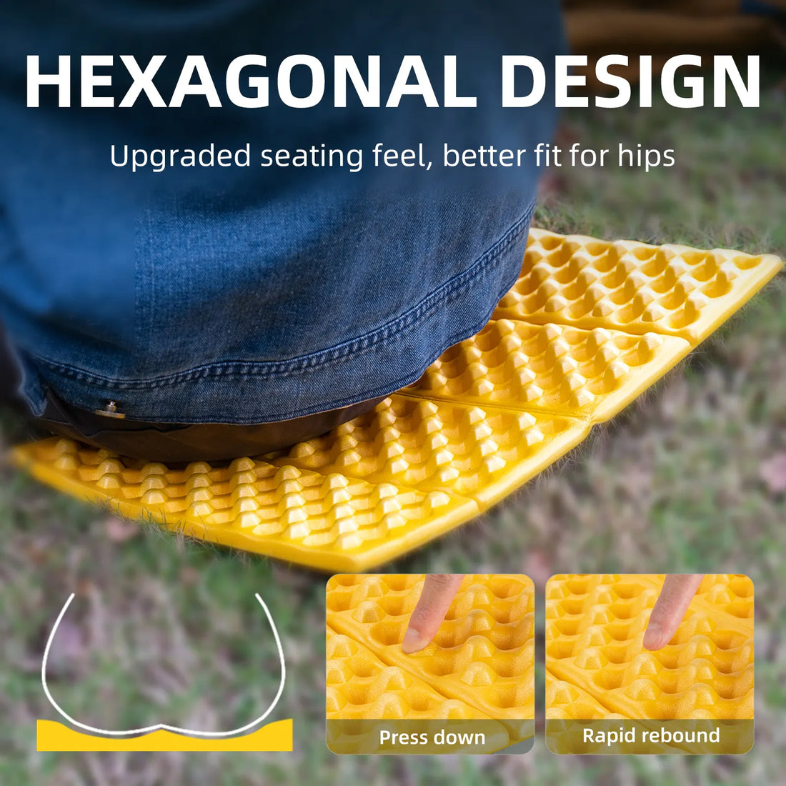Folding Foam Seat Pad – Lightweight Camping & Hiking Mat