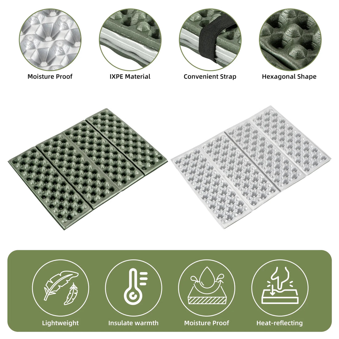 Folding Foam Seat Pad – Lightweight Camping & Hiking Mat