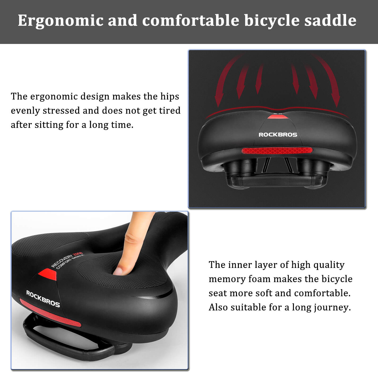Bike Saddle – Comfort Cushion Seat