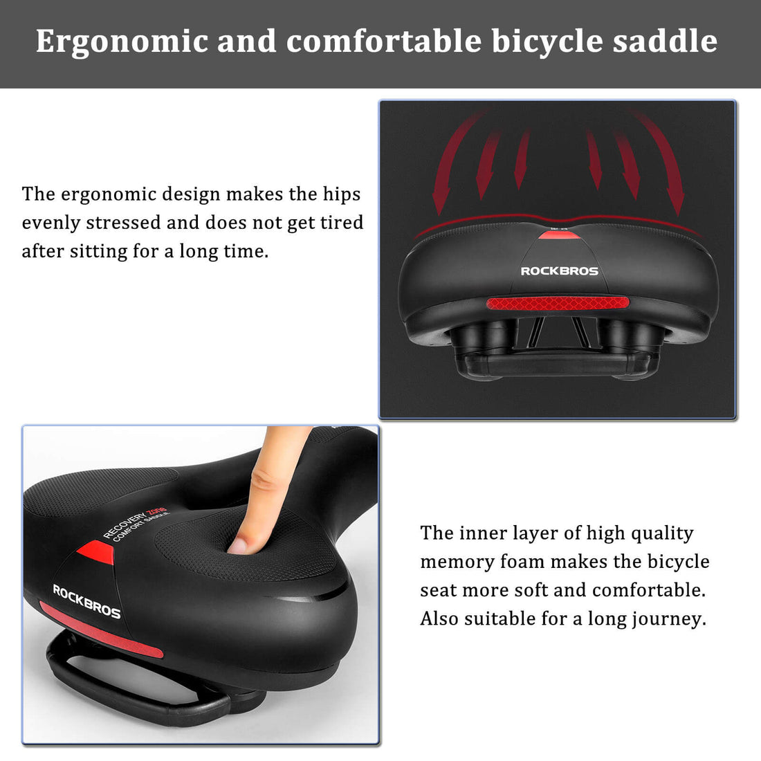 Bike Saddle – Comfort Cushion Seat