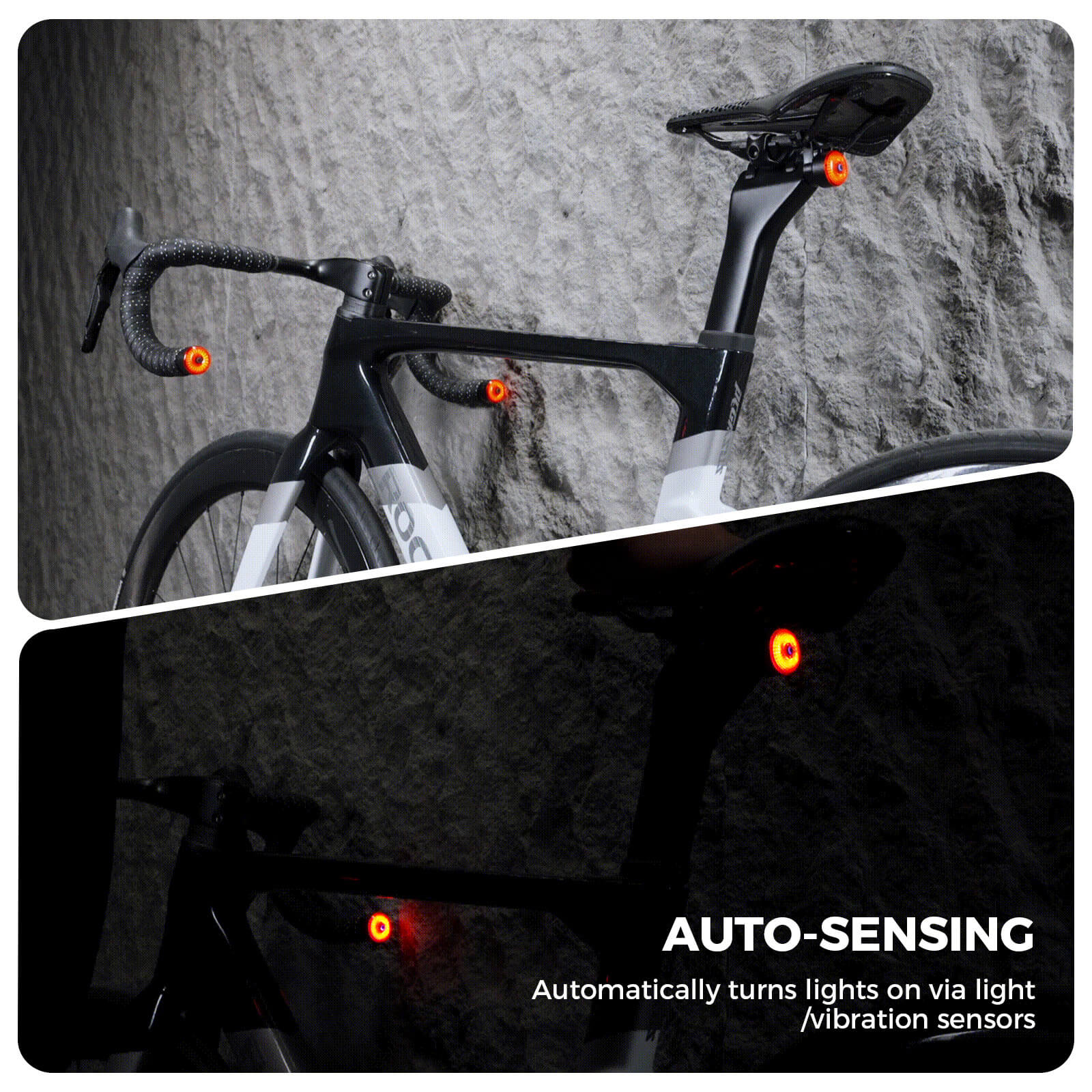 R0 Smart Bike Light – Rear & Handlebar Waterproof