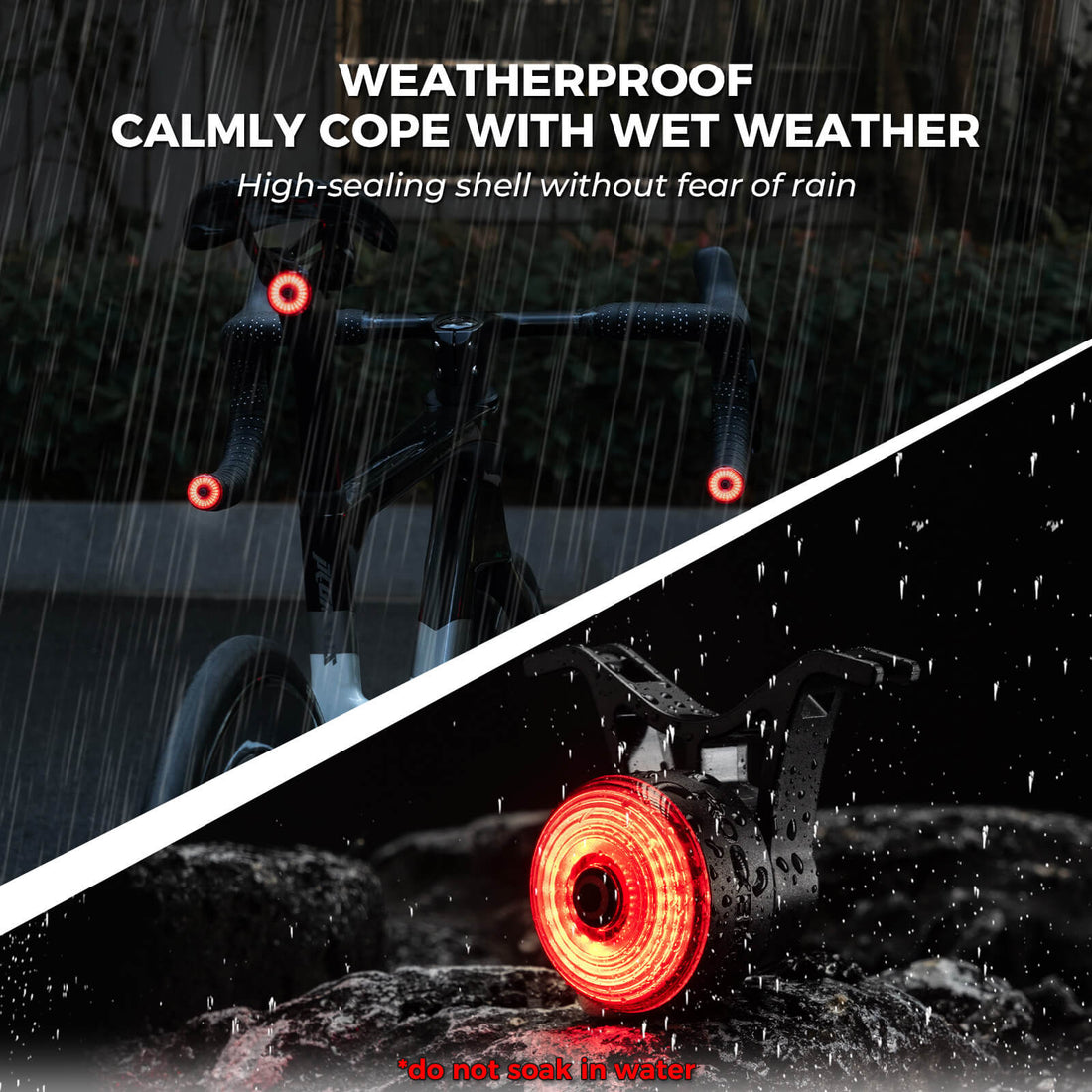 R0 Smart Bike Light – Rear & Handlebar Waterproof