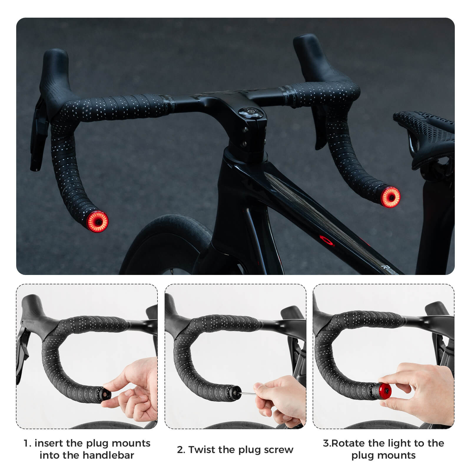 R0 Smart Bike Light – Rear & Handlebar Waterproof
