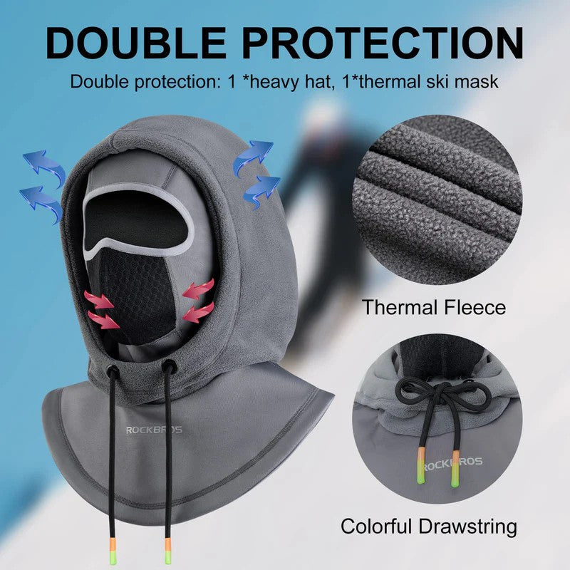Thermal Fleece Ski Balaclava – Winter Face Mask
