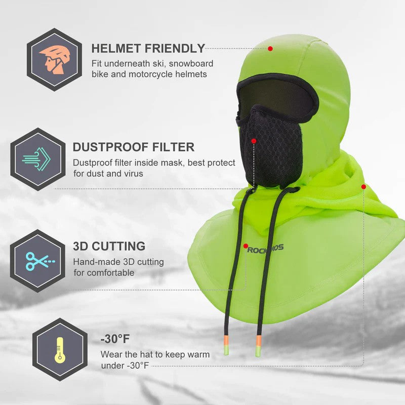 Thermal Fleece Ski Balaclava – Winter Face Mask