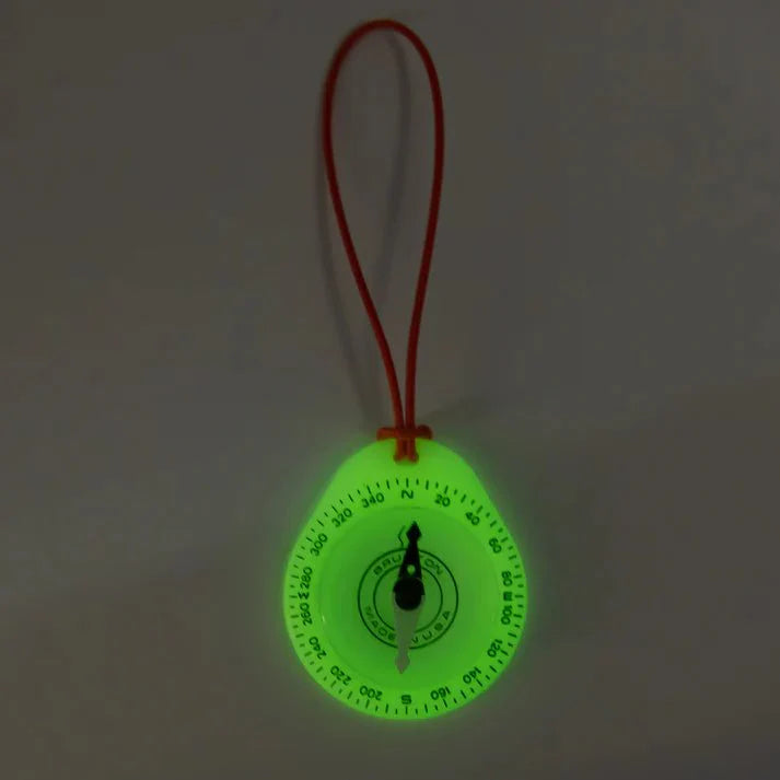 Brunton 9041 Tag-Along Glow Keychain Compass